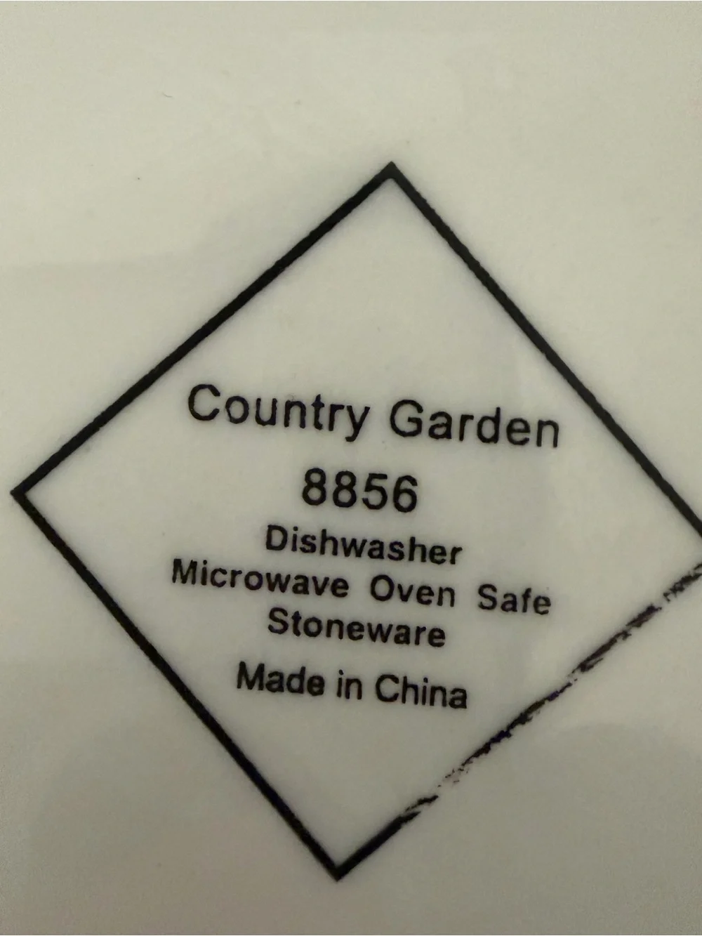 Country Garden 8856 Stoneware Plates Set of 3 (F280)